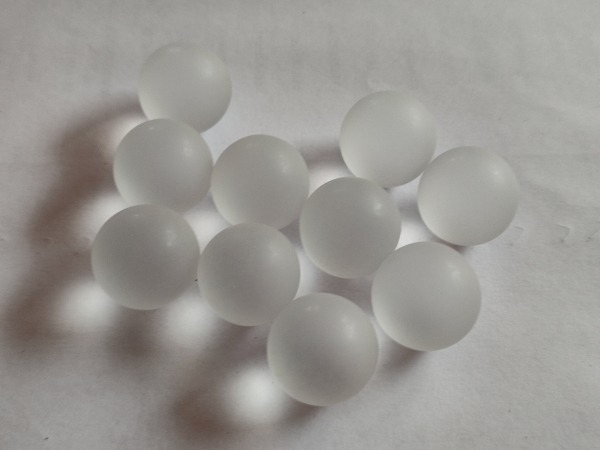 Transparent optic clear frosted 22mm